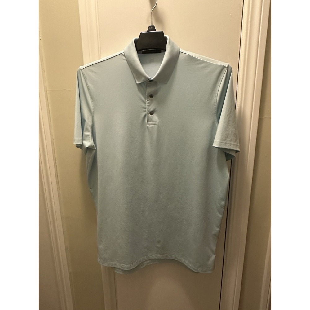 Greyson Golf Polo SzL Sky Blue Wolf Performance 4way Shrt Slve